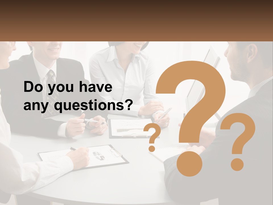 Woman Office Computer PowerPoint Template