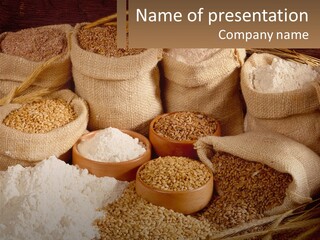 Yeast Seed Baguette PowerPoint Template