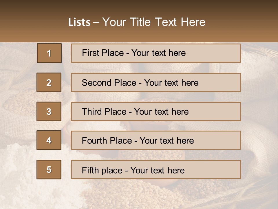 Yeast Seed Baguette PowerPoint Template