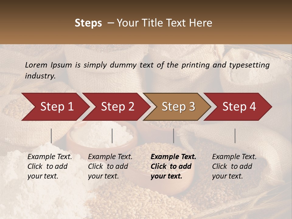 Yeast Seed Baguette PowerPoint Template