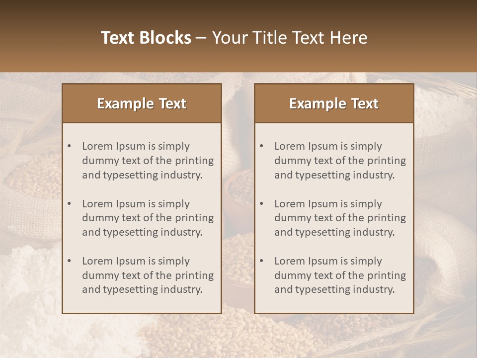 Yeast Seed Baguette PowerPoint Template