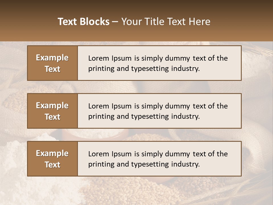 Yeast Seed Baguette PowerPoint Template