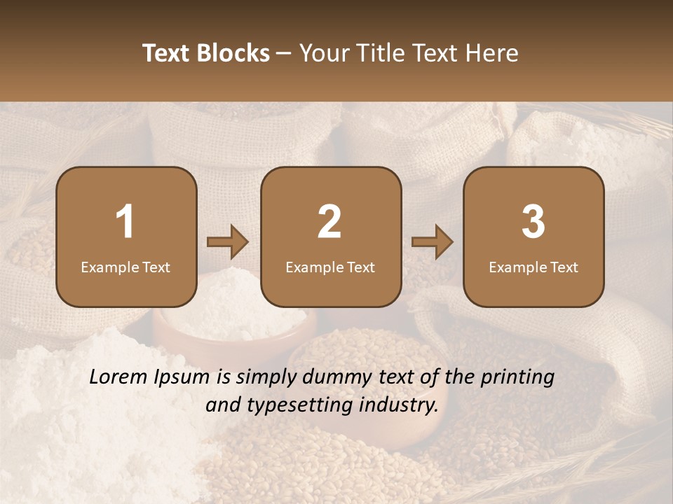 Yeast Seed Baguette PowerPoint Template