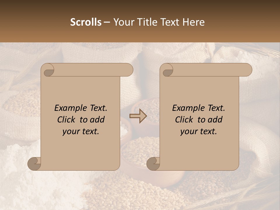 Yeast Seed Baguette PowerPoint Template