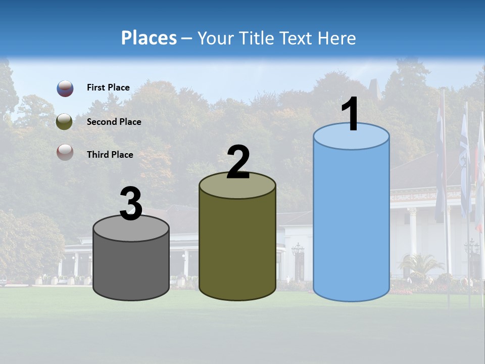 Illuminated Grass Night PowerPoint Template