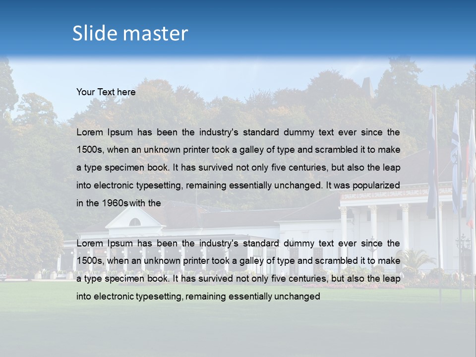 Illuminated Grass Night PowerPoint Template