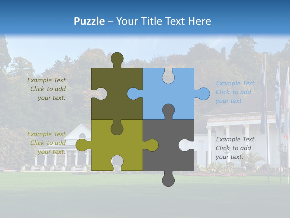 Illuminated Grass Night PowerPoint Template