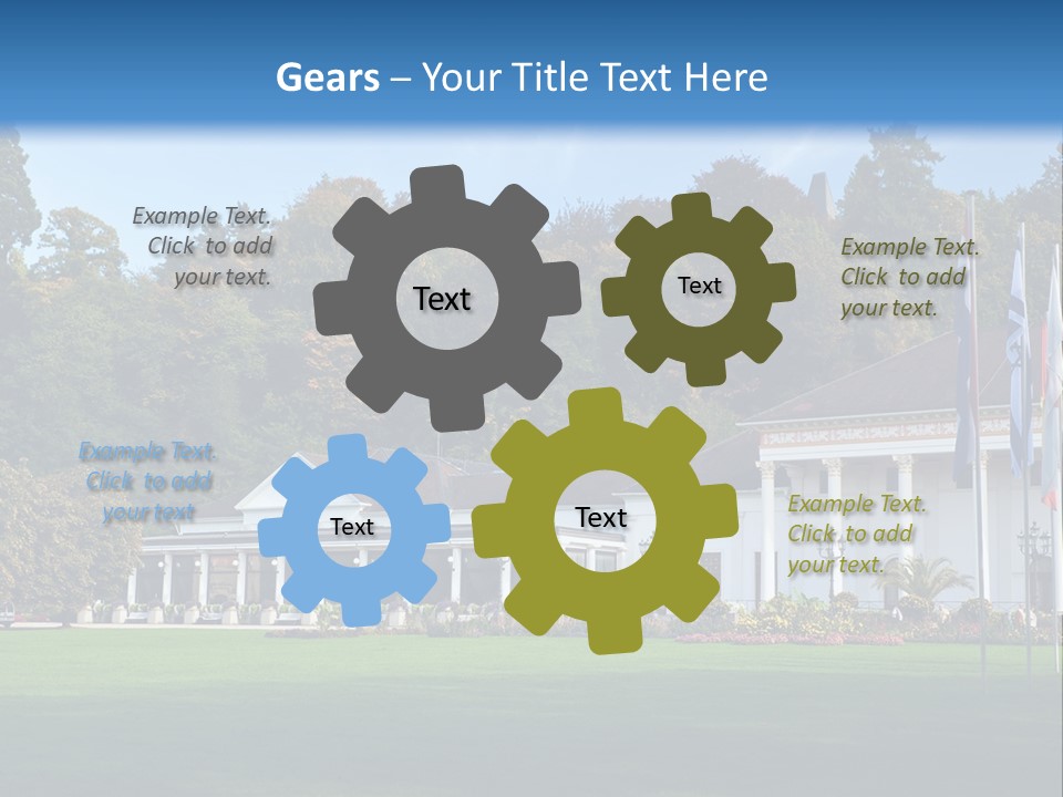 Illuminated Grass Night PowerPoint Template