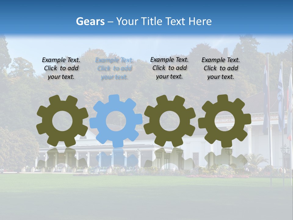 Illuminated Grass Night PowerPoint Template