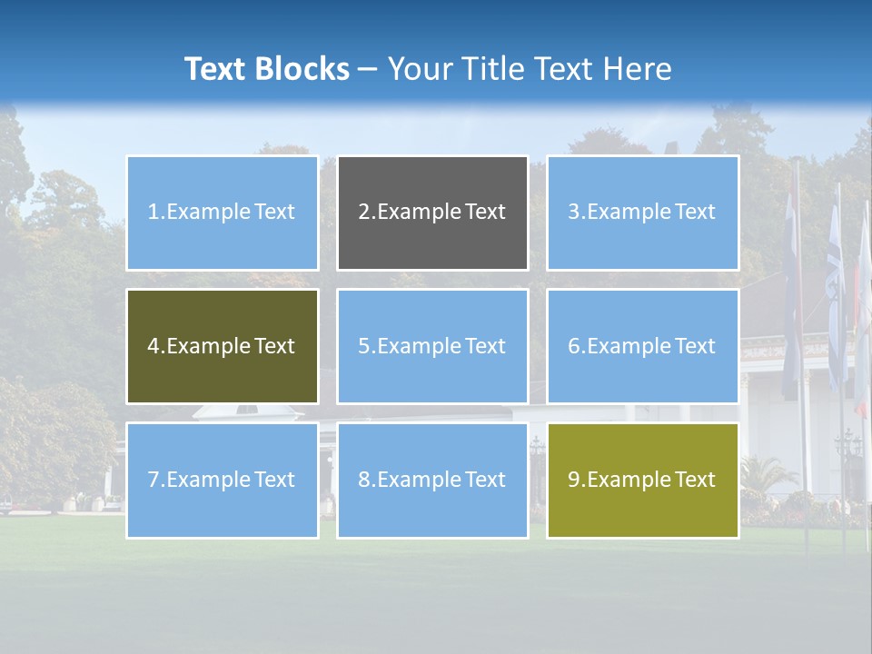 Illuminated Grass Night PowerPoint Template