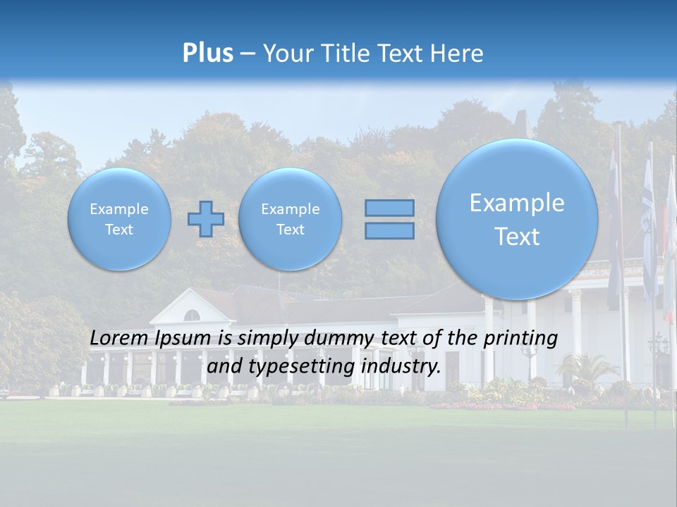Illuminated Grass Night PowerPoint Template
