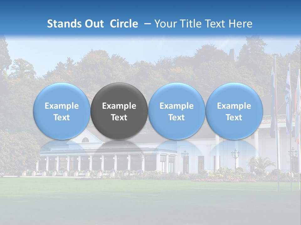 Illuminated Grass Night PowerPoint Template