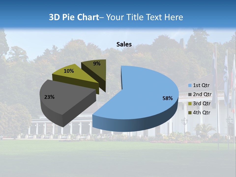 Illuminated Grass Night PowerPoint Template