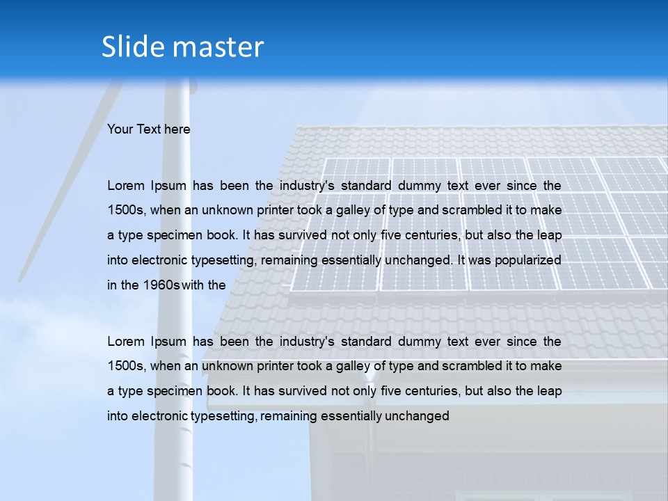 Renewable Nature Sky PowerPoint Template