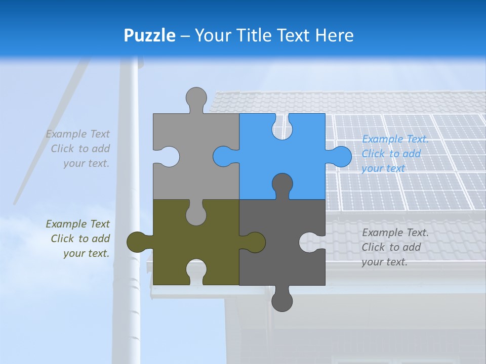 Renewable Nature Sky PowerPoint Template