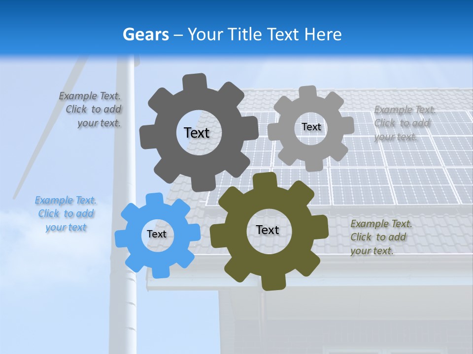 Renewable Nature Sky PowerPoint Template
