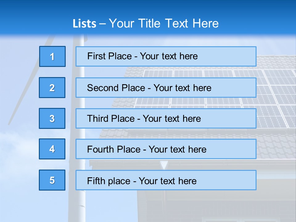 Renewable Nature Sky PowerPoint Template