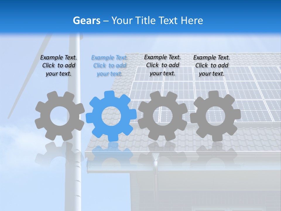 Renewable Nature Sky PowerPoint Template