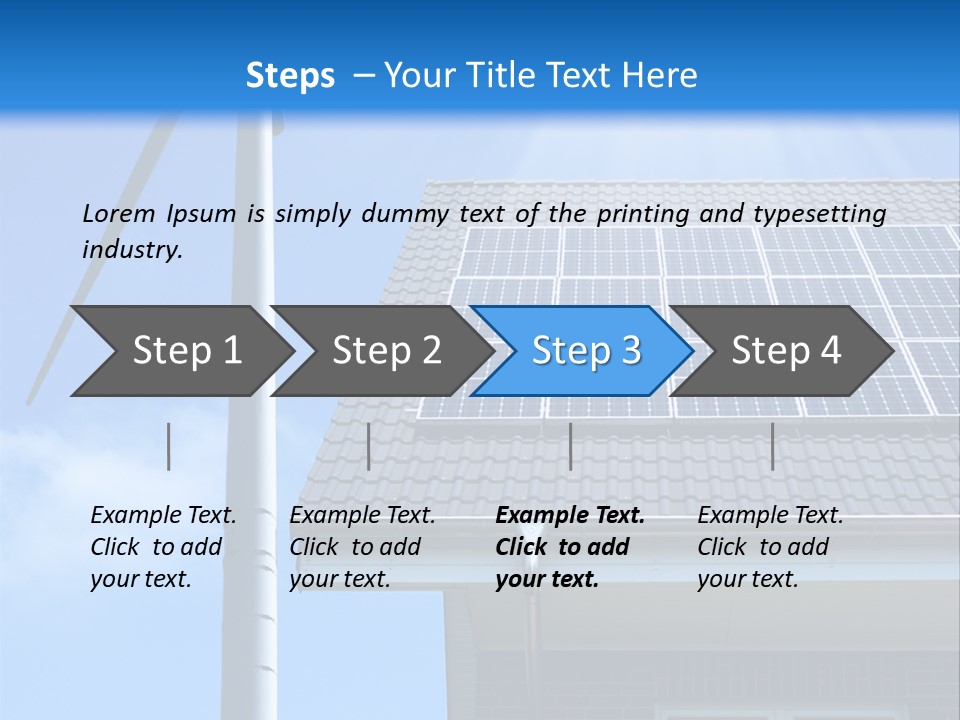 Renewable Nature Sky PowerPoint Template