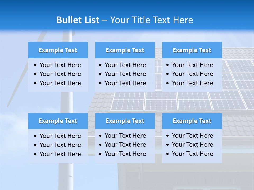 Renewable Nature Sky PowerPoint Template