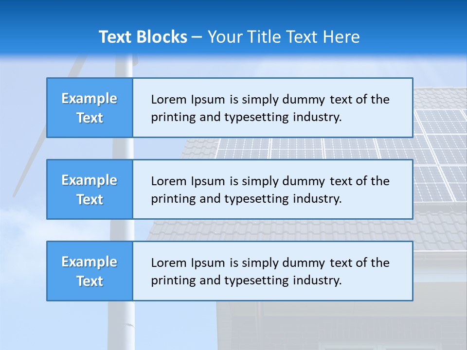 Renewable Nature Sky PowerPoint Template