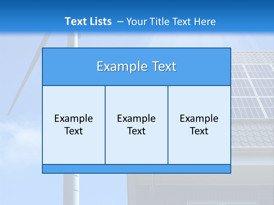 Renewable Nature Sky PowerPoint Template