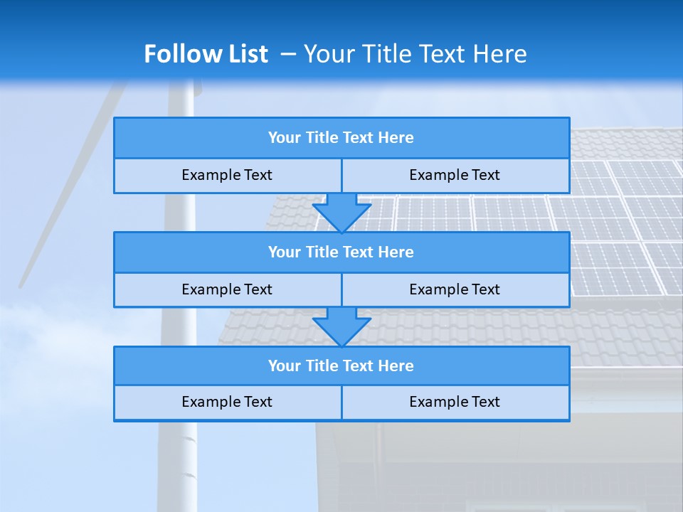 Renewable Nature Sky PowerPoint Template