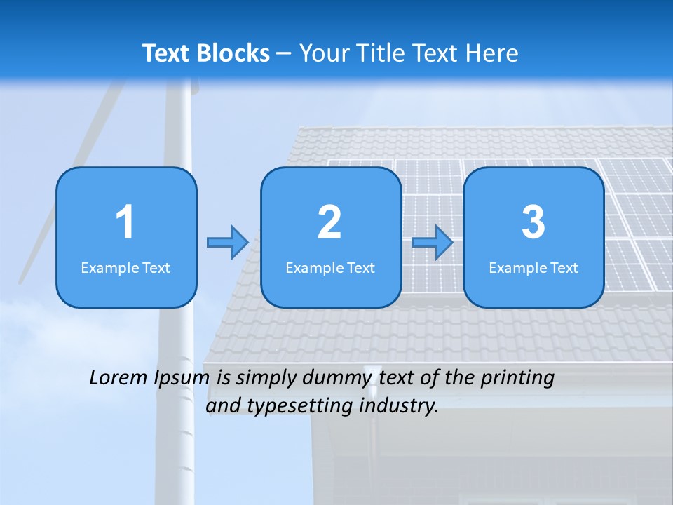 Renewable Nature Sky PowerPoint Template