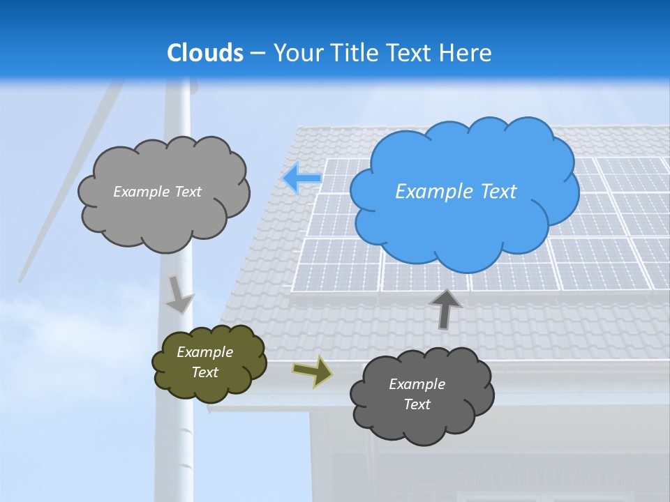 Renewable Nature Sky PowerPoint Template