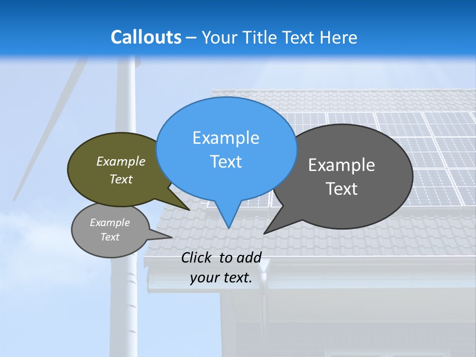 Renewable Nature Sky PowerPoint Template