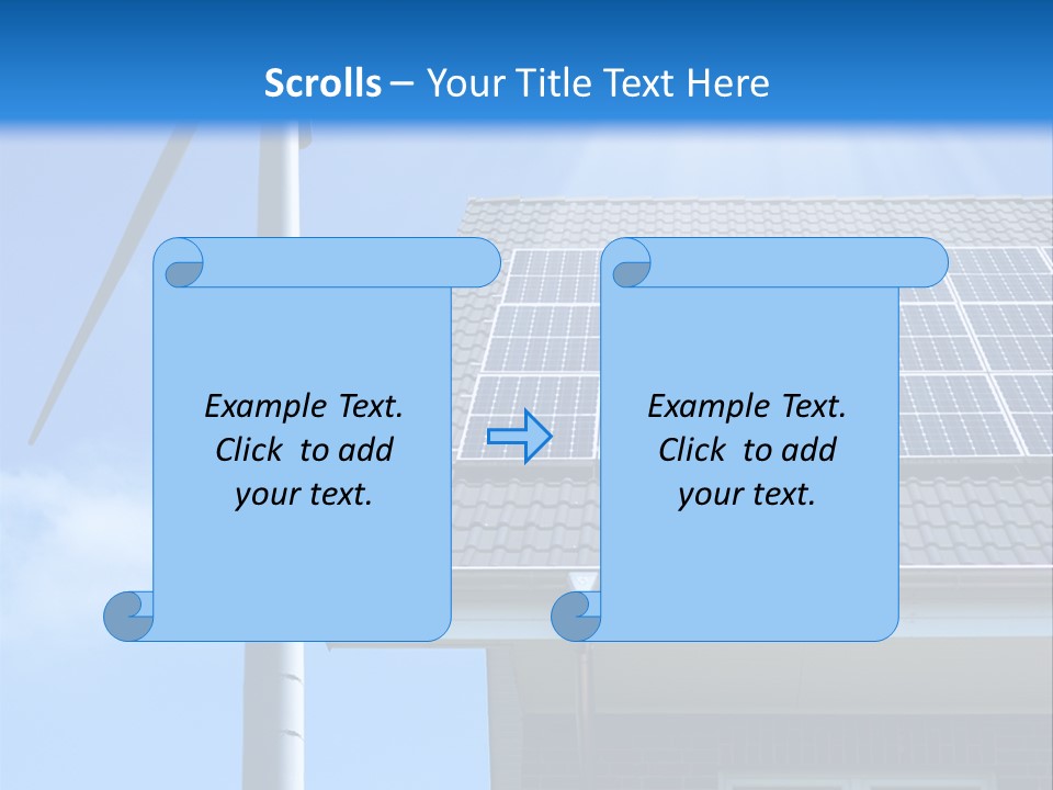 Renewable Nature Sky PowerPoint Template