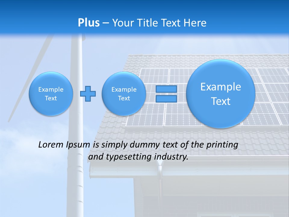 Renewable Nature Sky PowerPoint Template