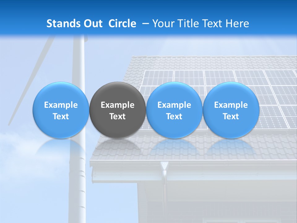 Renewable Nature Sky PowerPoint Template