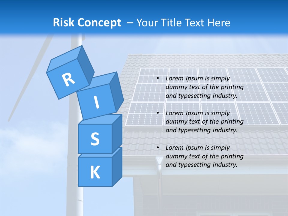 Renewable Nature Sky PowerPoint Template