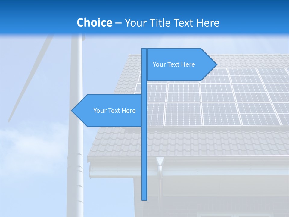 Renewable Nature Sky PowerPoint Template