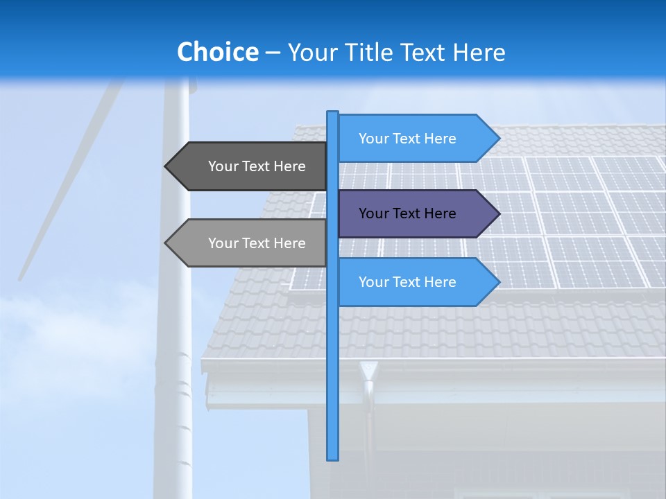 Renewable Nature Sky PowerPoint Template