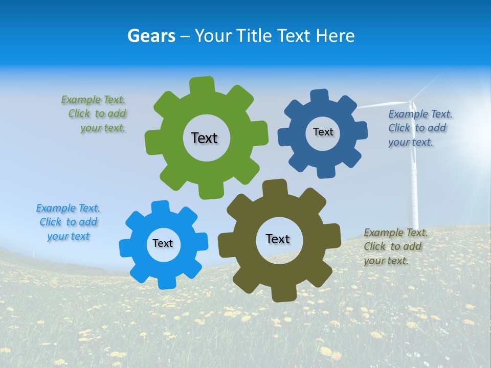 Environmental Object Color PowerPoint Template