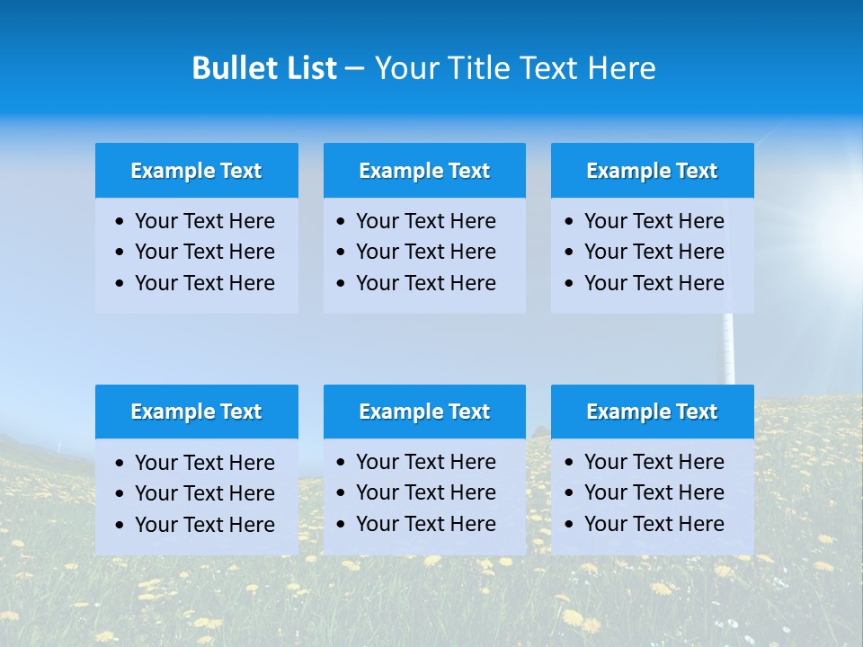 Environmental Object Color PowerPoint Template