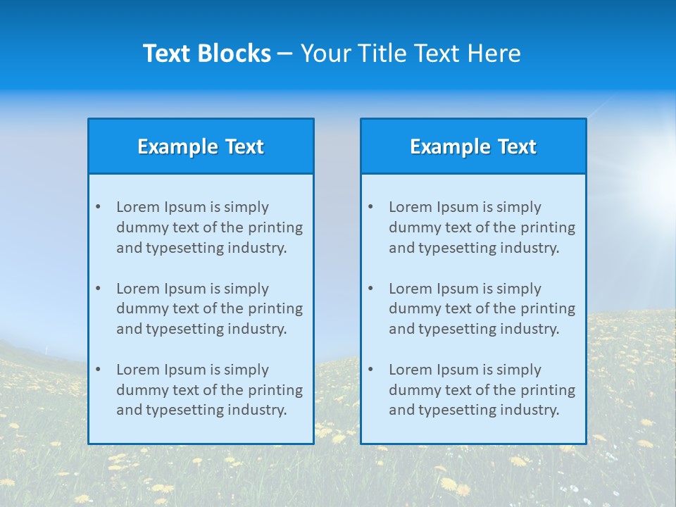 Environmental Object Color PowerPoint Template