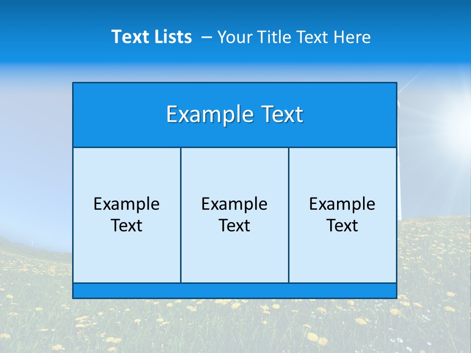Environmental Object Color PowerPoint Template