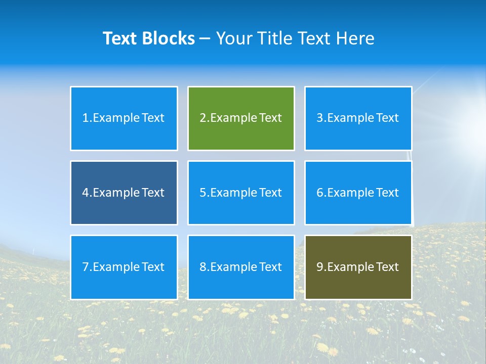 Environmental Object Color PowerPoint Template