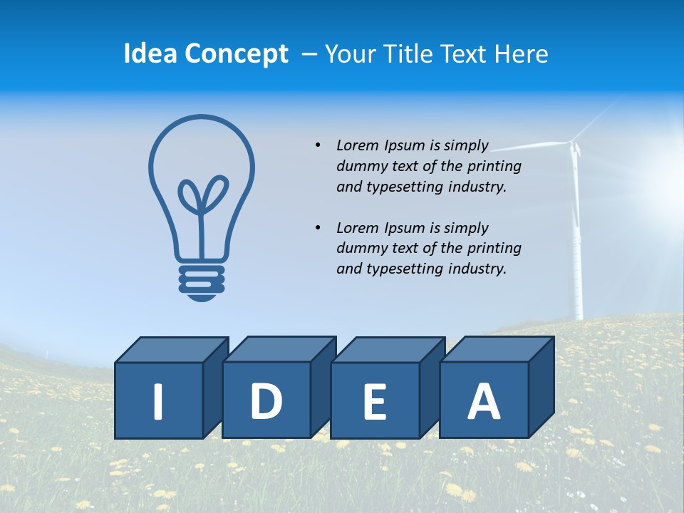 Environmental Object Color PowerPoint Template