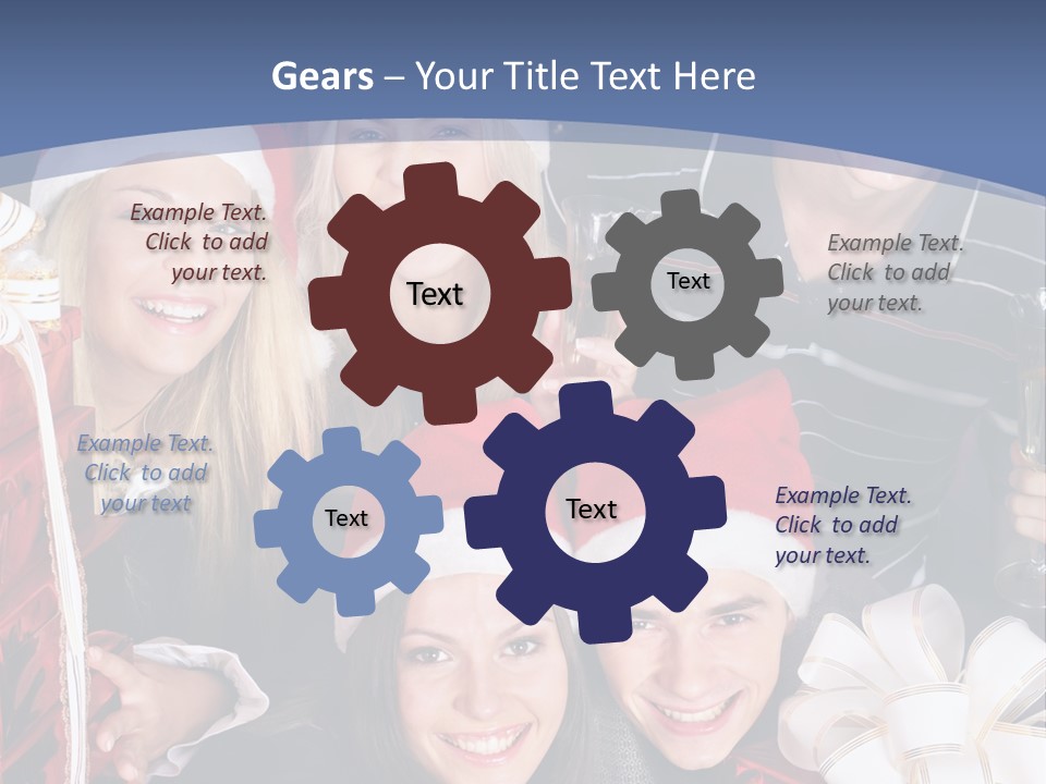 Group Fizz Glass PowerPoint Template