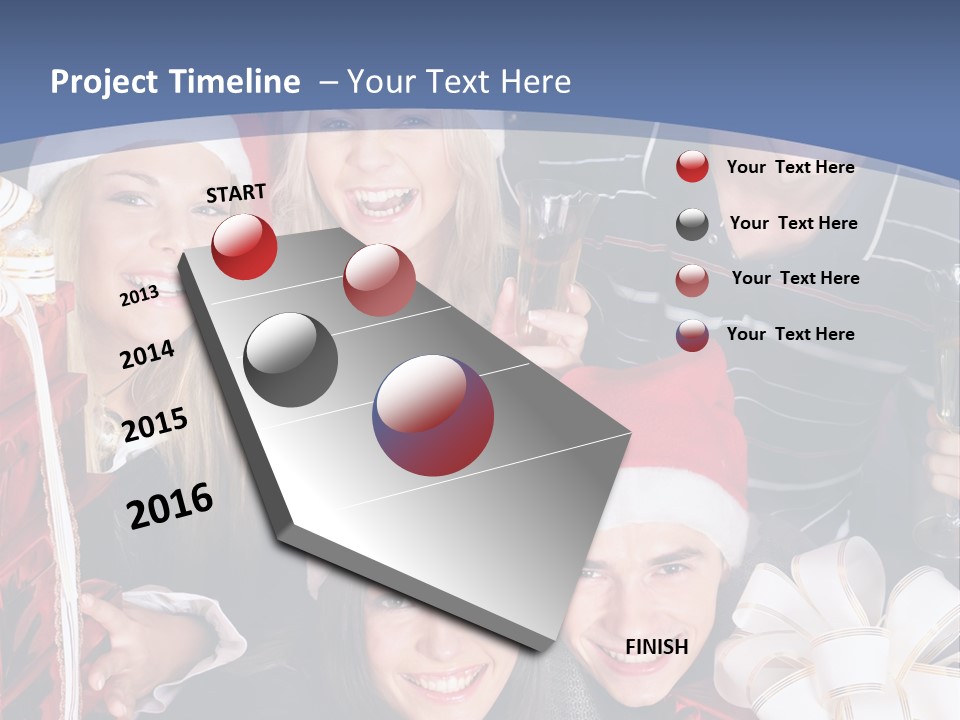 Group Fizz Glass PowerPoint Template
