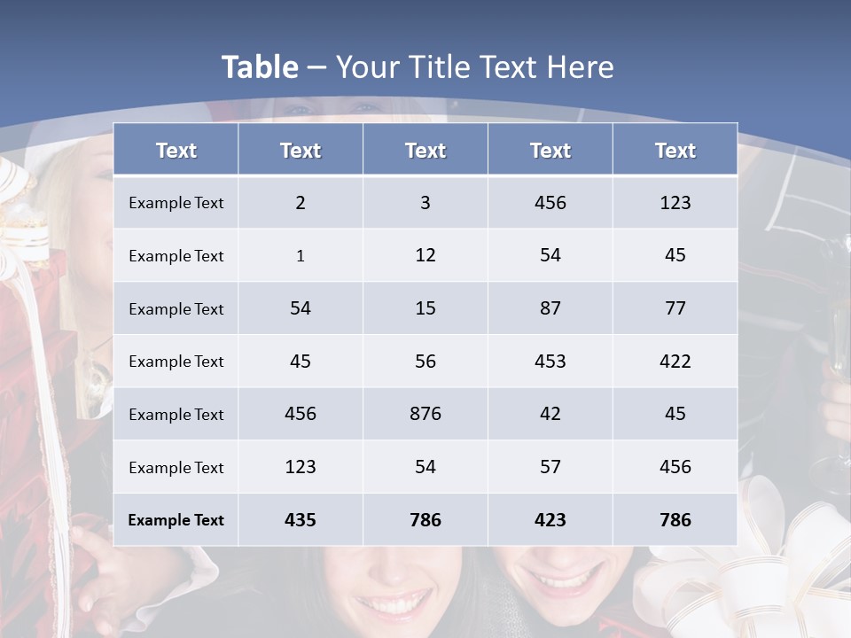 Group Fizz Glass PowerPoint Template
