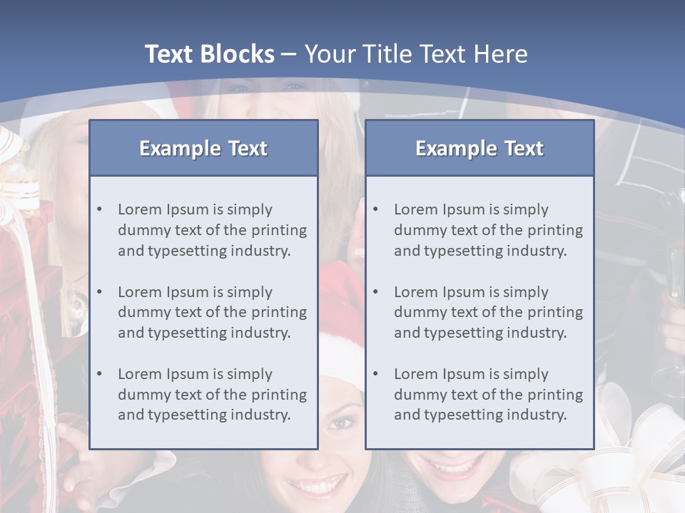 Group Fizz Glass PowerPoint Template