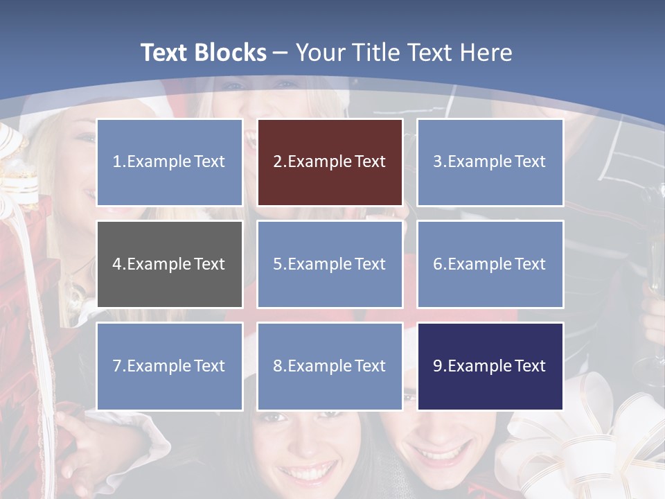 Group Fizz Glass PowerPoint Template