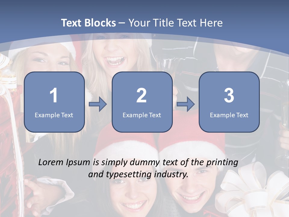 Group Fizz Glass PowerPoint Template