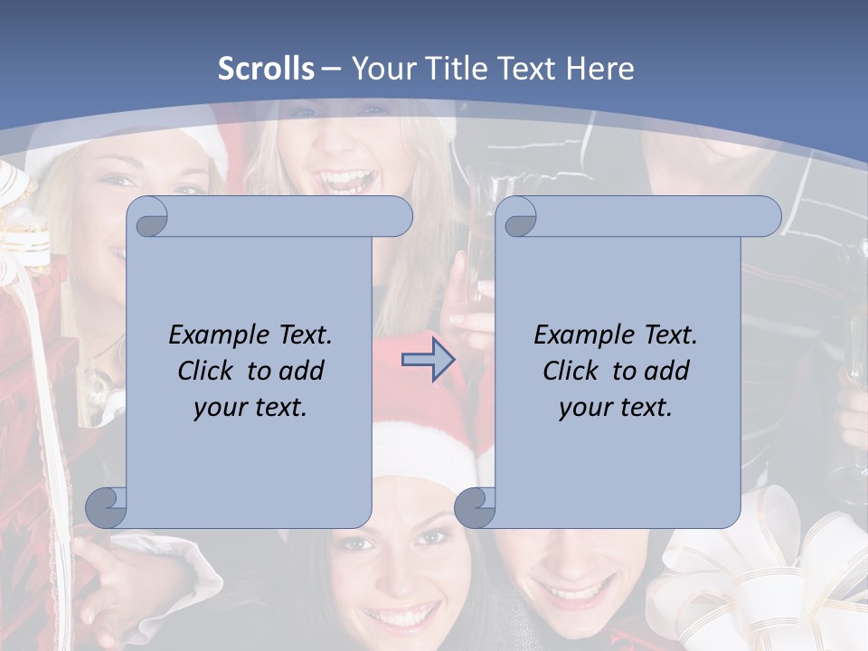 Group Fizz Glass PowerPoint Template