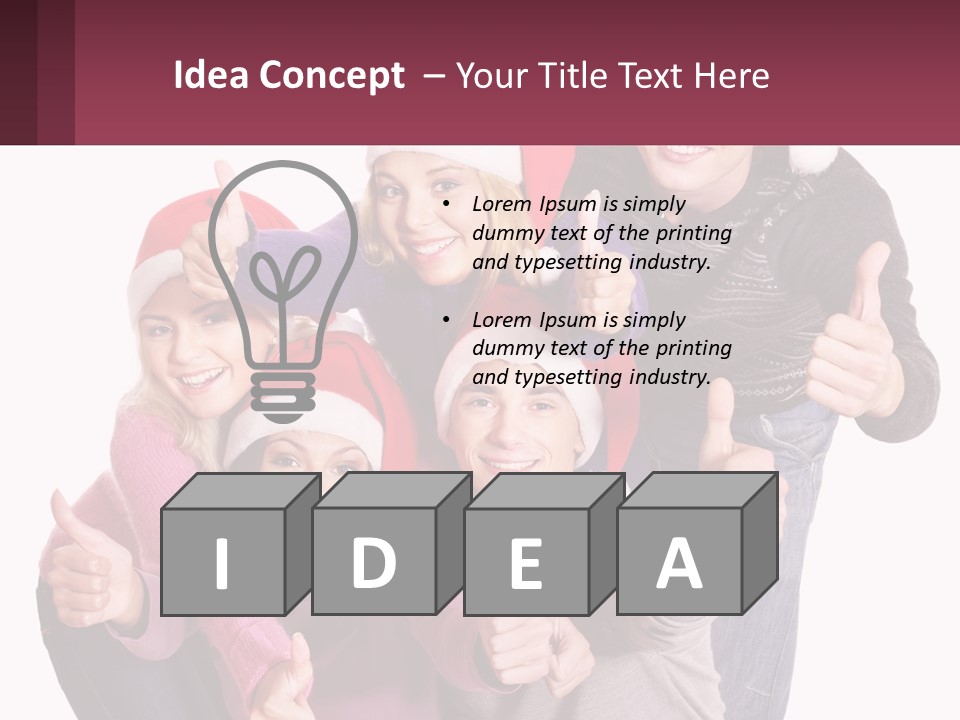 Friendship Friends Beautiful PowerPoint Template